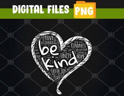 Unity Day Orange svg, Heart Be Kind Anti Bullying Svg, Eps, Png, Dxf, Digital Download