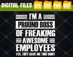 Boss Day Employee Appreciation Office Men Women Funny Boss Svg, Eps, Png, Dxf, Digital Download