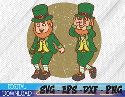 Leprechaun Griddy Dance St Patricks Day 2023 Svg, Eps, Png, Dxf, Digital Download