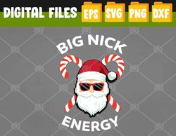 Big Nick Energy Christmas Reindeer Cute Svg, Eps, Png, Dxf, Digital Download