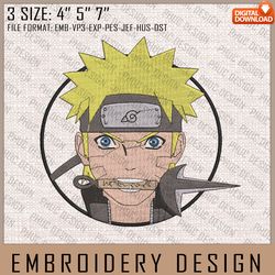 Naruto Embroidery Files, Naruto, Anime Inspired Embroidery Design, Machine Embroidery Design