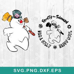 Frosty The Snowman Svg, Snowman Christmas Svg, Frosty Snowman Svg, Christmas Svg, Png Dxf Eps File