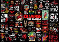 Crawfish PNG Bundle, Crawfish Boil PNG, Summer PNG, Digital Download, Cut Files, Sublimation, Clipart