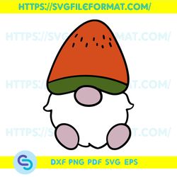 Gnome Vector Watermelon SVG Files For Cricut
