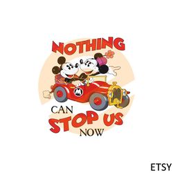 Retro Nothing Can Stop Us Now Mickey And Minnie's Runaway Railway Svg