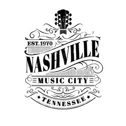 Nashville Music City Tennessee Country Music Festival Svg