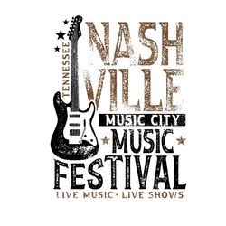 Nashville Music Festival Country Music Concert Svg File