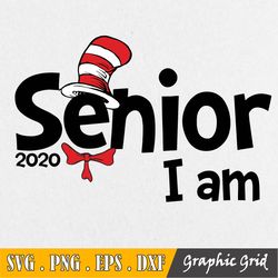 Senior 2022 Svg, Graduation Svg, End Of School Svg, Seniors Svg, Senior I Am Svg, Dxf, Png, Clipart, Vector, Sublimation