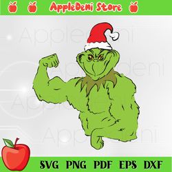 The Grinch Gym Christmas Svg, Dxf, Png Digital,svg cricut, cricut