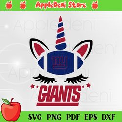 New York Giants Unicorn Svg Sport Svg, Football Teams Svg