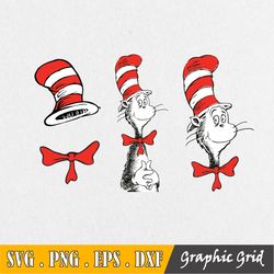 Dr Seuss Lorax Svg, Eps, Dxf, Png, Dr Seuss Cat In The Hat Svg, Eps, Png, Dxf Files For Cricut And Silhouette