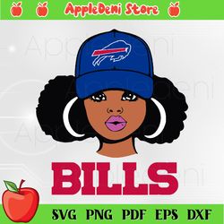 Buffalo Bills Girl Svg Sport Svg, Football Svg, Football Teams Svg