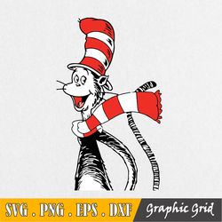 Cat From Cat In The Hat Dr Seuss Svg File