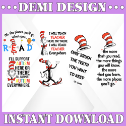 Bundle Dr Seuss hat, Thing 1 thing 2, Cat in the hat, thing 1 thing 2 baby, Dr seuss svg, Dr seuss Birthday, Digital Dow