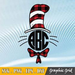 Dr Seuss Hat Svg, Silhouette, Design Cut Files For Cricut, Png, Eps, Printable Files