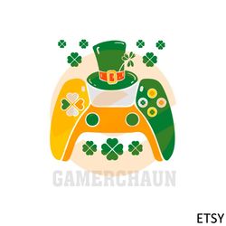 Video Game St Patricks Day St Patricks Day Gamerchaun Svg