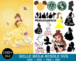 100 Disney Beauty And The Beast SVG Bundle, Disney Svg,Beauty and The Beast Disney SVG, Beauty And The Beast Svg Bundle,