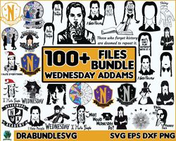 100 Wednesday Addams Bundle SVG, Wednesday SVG, Christmas SVG, Addams svg, Family svg, holiday svg, PNG, Digital Instant