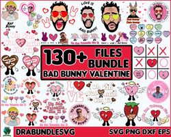 130 Benito Valentine's Day, benito Valentine svg, sin ti svg, Bad Bunny heart svg, cricut , cut files, Svg, Png Layered