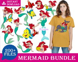 200 Mermaid Svg Bundle,Mermaid Svg,Give Me Vitamin Sea Svg,Birthday Girl Svg,Mermaid Spirit Svg,Mermaid Babe Svg,Mer Mam