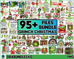 95 Merry Grinchmas PNG Bundle, Coffee Christmas Png, The Grinchmas PNG Files, Grinchmas Christmas, Movie Christmas Png,