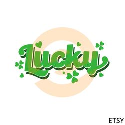 Retro Lucky Shamrock St Patricks Day SVG Graphic Designs Files