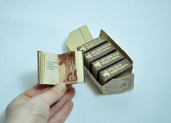 Flip books ,mini books vintage book, Epigrams in 5 volumes: England. Germany. Spain. Russia. France. Mini flip books