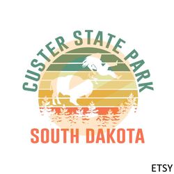 Custer State Park South Dakota Svg Graphic Designs Files