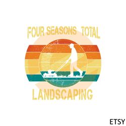 Four Season Total Landscaping Svg