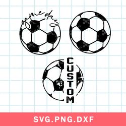 Soccer Ball Bundle Svg, Soccer Ball Svg, Game Day Soccer Svg, Football Svg, Png Dxf File