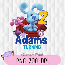 Blues Clues Turning Png, Blues Clues Birthday Png, Baby Dog Png