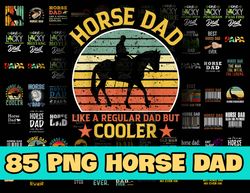 "Best Horse Dad Ever Vintage Fathers Day Gift Men PNG File Digital Download , Dad Birthday Gift, Father's Day, Instant D