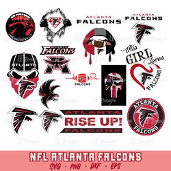 Atlanta Falcons Svg,NFL Bundle, Atlanta Falcons Silhouette, Atlanta Falcons Cricut,Atlanta Falcons PNG