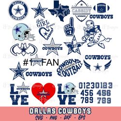 Dallas Cowboys Svg,NFL Bundle,Dallas Cowboys Silhouette, Dallas Cowboys Cricut,Dallas Cowboys PNG