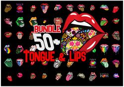 Bundle Rolling Stone Tongue and Lips Digital PNG, Leopard tongue PNG, rolling stone, Merry Christmas png, Digital downlo