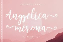 Anggelica Merona Trending Fonts - Digital Font