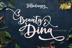 Beauty Dina Trending Fonts - Digital Font