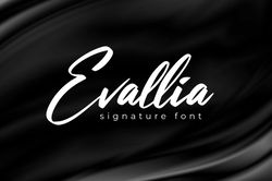 Evallia Trending Fonts - Digital Font