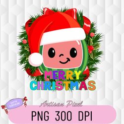 Cocomelon Merry Christmas Png, Instant Download Png Print Sublimation, Cocomelon Png, Cocomelon Family, Merry Christmas