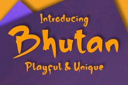 Bhutan Trending Fonts - Digital Font