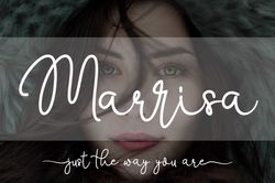 Marrisa – Beautiful Script Font Trending Fonts - Digital Font