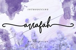 Arrafah Script Trending Fonts - Digital Font