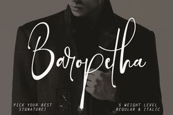 Bropetha Signature // 5 Weight Style Trending Fonts - Digital Font