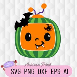 Halloween Cocomelon Inspired Svg