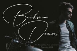 Beckman Demons // Signature Font Trending Fonts - Digital Font