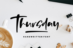 Thursday Vibes – Handwritten Font Trending Fonts - Digital Font