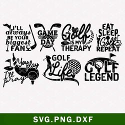 Golf Quotes Bundle Svg, Golf Svg, Golf Quotes Svg, Golfing Svg, Golf Player Svg, Png Dxf File