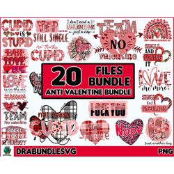 Anti Valentine png Bundle Sublimation Loved mama Gimme Sugar pie Thick Thighs Lover babe Bite hugs kisses rainbow gnome