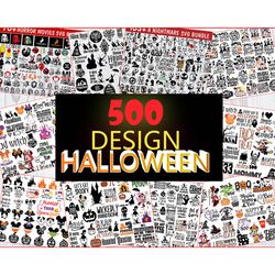 Mega Bundlle 500 Halloween svg, Halloween Bundle svg, Halloween svg Bundle files for Cricut Silhouette studio Instant Do