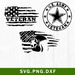 Us Army Vateran Bundle Svg, Military Svg, Army Svg, Usa Army Svg, Patriotic Svg, 4th July Svg, Png Dxf File